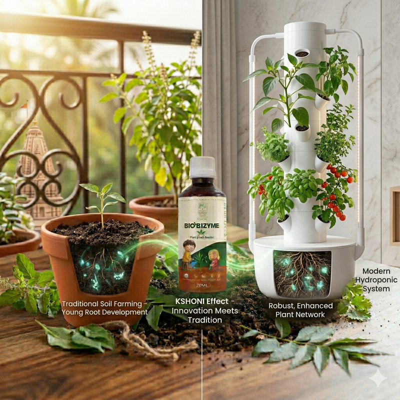 Compatible with Hydroponics & Soil
