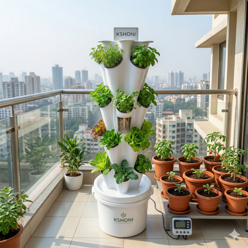 Water-Efficient & Space-Saving Farming